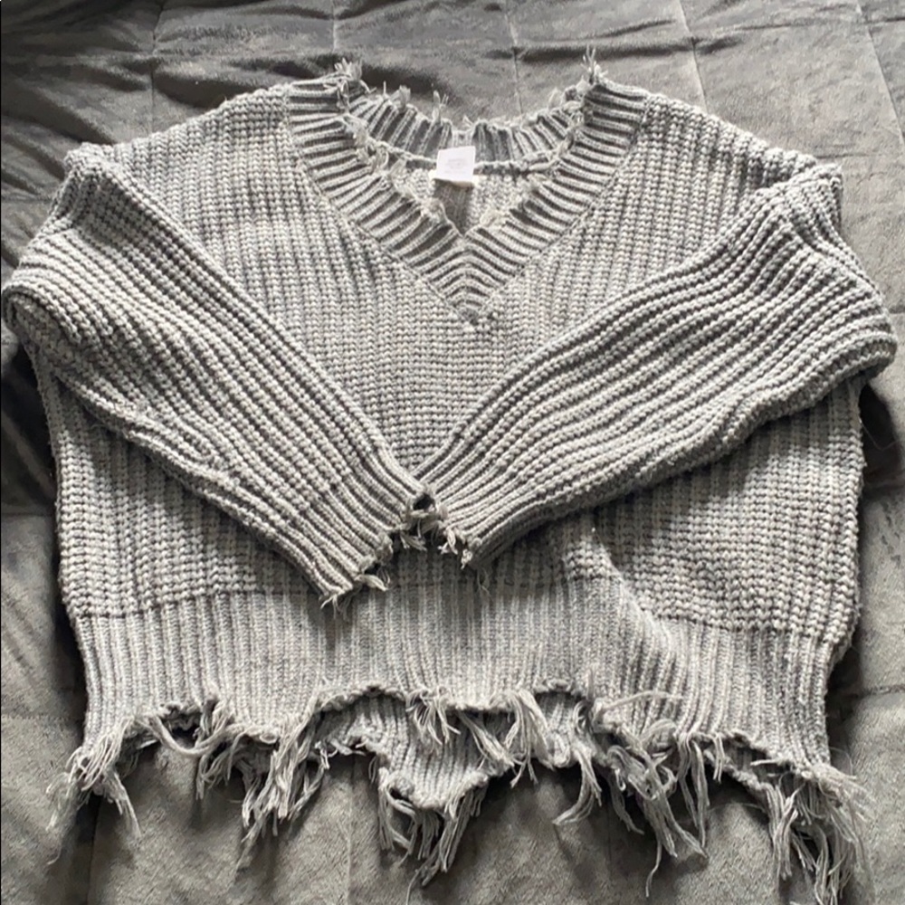 Distressed Sweater